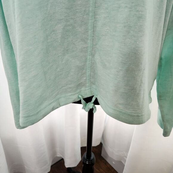 NEW COLUMBIA Womens Knick Beach Pullover Cowl Neck Sweater Mint Green Size XL - Picture 4 of 10